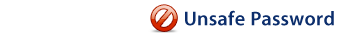 Password is unsafe